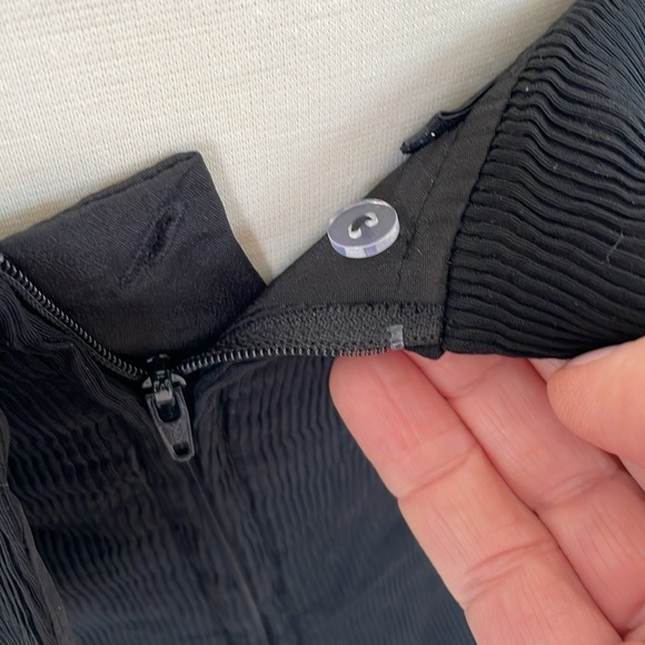 Strapless blk dress.  Sexy. Size large. Designer c/MEO Collective - Picture 5 of 8